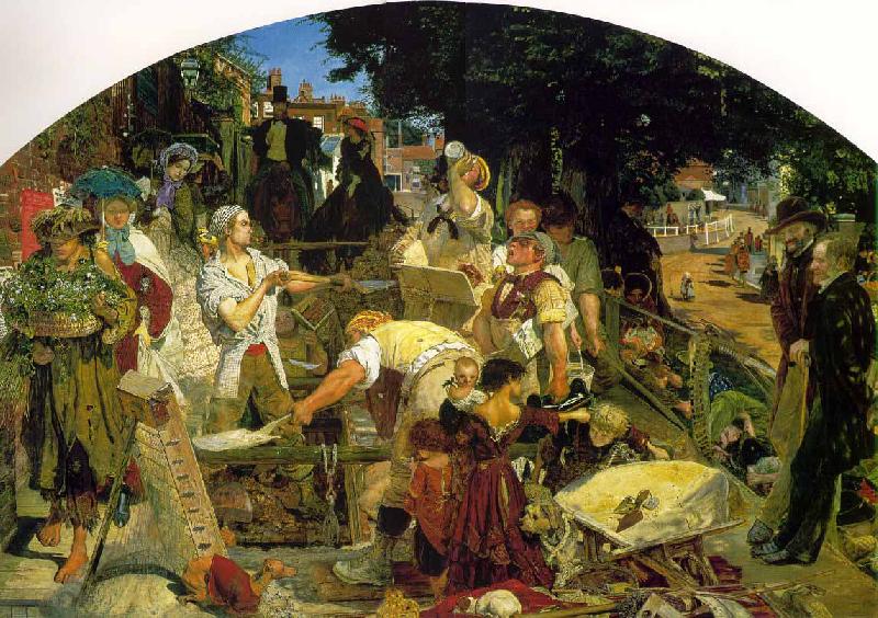 Ford Madox Brown Work Sweden oil painting art